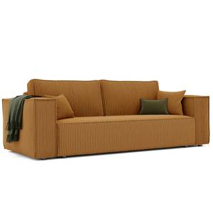 Sofa Bali Gelb - Holzwerkstoff - 255 x 59 x 105 cm