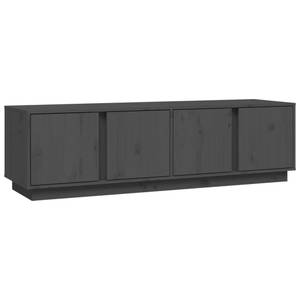 TV-Schrank D660 Grau - Massivholz - 40 x 40 x 140 cm