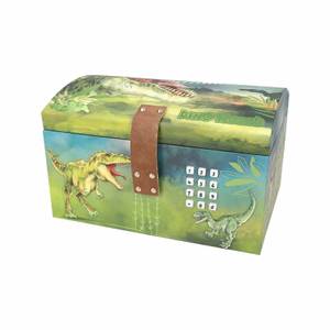 Schatztruhe Dino World Kunststoff - 20 x 13 x 15 cm