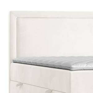 Premium Boxspringbett Jodan Magic Velvet Creme - Breite: 202 cm