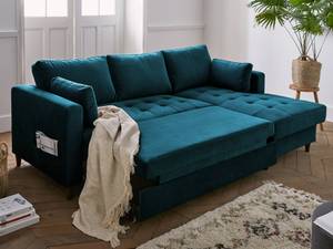 Ecksofa ANNA Petrol