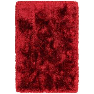 Tapis shaggy tufté main confort SPLASH Rouge - 120 x 170 cm