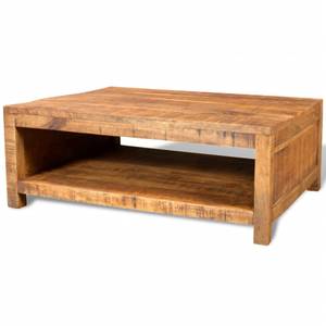 Couchtisch 241131 Braun - Massivholz - Holzart/Dekor - 60 x 30 x 80 cm