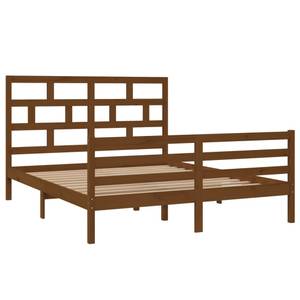 Bettgestell-K-15377 Braun - Holzwerkstoff - 166 x 100 x 206 cm