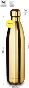 Isolierflasche EW-VF-1821G Gold - Fassungsvermögen: 1 L