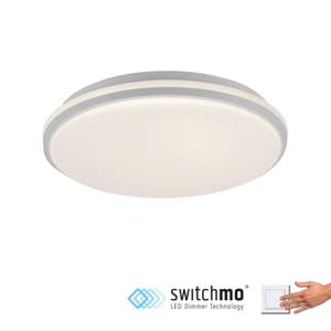LED-Deckenleuchte Colin Polyethylen / Metall - 1-flammig - Durchmesser: 34 cm