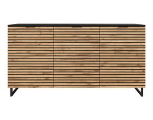 Buffet OLYMPIE Marron - Bois massif - 150 x 76 x 40 cm