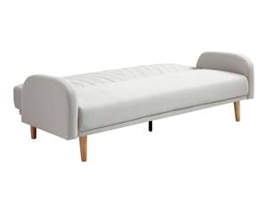 Schlafsofa VENAFRA Weiß - Textil - 87 x 87 x 207 cm