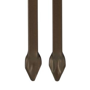 Gartenzaun Bronze 3er Set Dunkelbraun