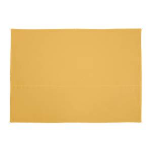 Voile d'ombrage rectangulaire jaune Jaune - Métal - Textile - 250 x 1 x 350 cm