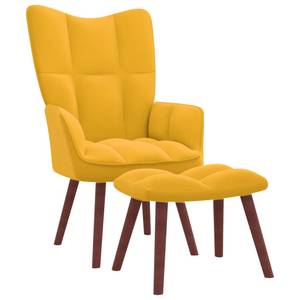 Relaxsessel mit Hocker 3011641-2 Melonengelb - Gelb