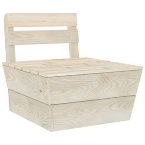 Mobilier de jardin Beige - Bois massif - Bois/Imitation - 60 x 65 x 60 cm