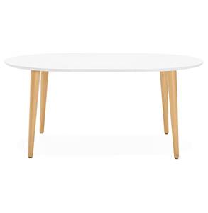 Table À Diner IGLOU Blanc - Bois massif - 120 x 74 x 120 cm