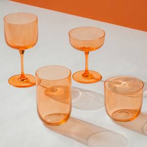 Trinkgläser-Set Like Glass 4-teilig Orange - Glas - 1 x 1 x 1 cm