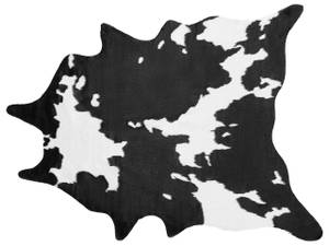 Teppich BOGONG Schwarz - Weiß - 130 x 130 x 170 cm