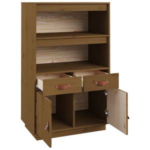 Highboard DE4157 Massivholz - 40 x 109 x 67 cm