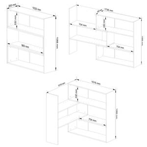 Étagère mini Twist CLP Blanc