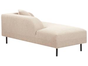 Chaiselongue LE CRAU Grau - Taupe - Armlehne davorstehend links