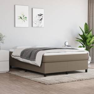 Cadre de lit 3016024-6 Noir - Taupe - Largeur : 140 cm