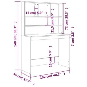 Schreibtisch 3028663 Hellgrau