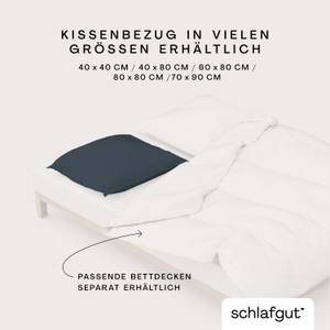 Kissenbezug Woven Satin Anthrazit - 70 x 4 x 90 cm