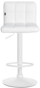 Tabourets de bar Feni Lot de 2 Blanc