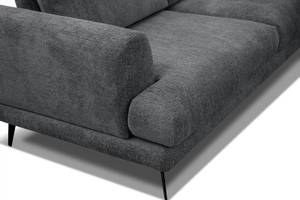 5-Sitzer Ecksofa ADRIA Graphit - Ecke davorstehend rechts