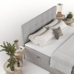 Boxspringbett Lean mit Bettkasten Graubraun - Breite: 160 cm