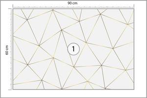 Fototapete modernes GOMETRISCHES MUSTER 90 x 60 x 60 cm