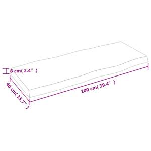 Tischplatte 3028686-8 40 x 6 x 100 cm