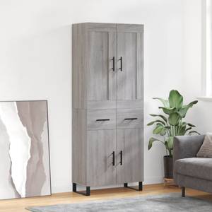 Highboard DE6767 Grau - Holzwerkstoff - 34 x 180 x 70 cm