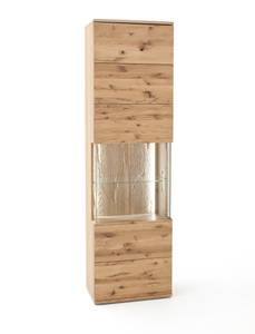 Vitrine Samir 4 Braun - Holzart/Dekor - Holz teilmassiv - 60 x 208 x 37 cm