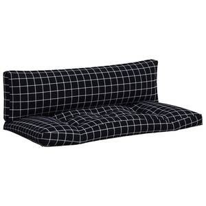 Coussin de palette 3005779-2 (lot de 2) Noir - Blanc