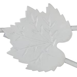 Blumenständer Metall weiß Weiß - Metall - 42 x 40 x 30 cm
