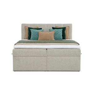 Boxspringbett Moody Beige - Breite: 140 cm