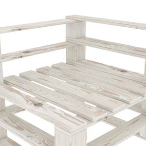 Palettensofa 3003577-1 Weiß - Holzwerkstoff - Holzart/Dekor - 70 x 61 x 68 cm