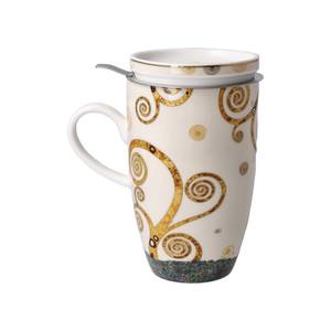 Teetasse Gustav Klimt  Der Kuss Porzellan - 8 x 14 x 12 cm