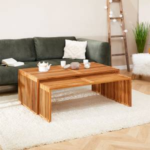 Couchtisch HAVANA Braun - Massivholz - Holzart/Dekor - 116 x 46 x 110 cm