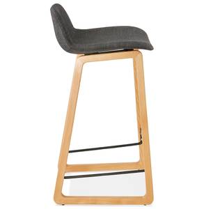 Tabouret De Bar BALTIK Gris - Bois massif - 46 x 88 x 47 cm