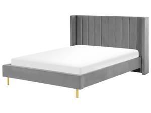 Doppelbett VILLETTE Schwarz - Grau - Breite: 185 cm