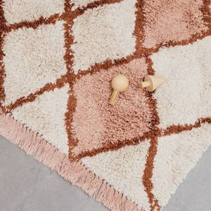 Teppich Evie Pink - Naturfaser - 130 x 1 x 170 cm