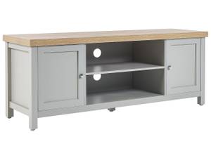 Meuble TV HAMP Gris - Bois manufacturé - 130 x 51 x 39 cm