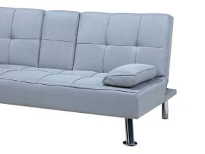 3-Sitzer Sofa ROXEN Grau - Hellgrau - Silber