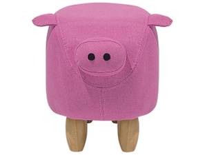 Tierhocker PIGGY Eiche Hell - Pink