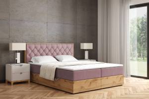 Boxspringbett LOLLY5 Rosé - Breite: 129 cm - H3