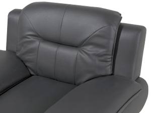 Fauteuil LEIRA Gris - Argenté - Cuir synthétique - 113 x 88 x 86 cm