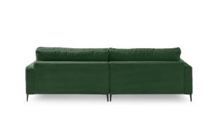 Ecksofa Canapé CARA Cordon Vert foncé - Angle à gauche (vu de face)