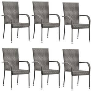 Garten-Lounge-Set (7-teilig) 3009105 Grau