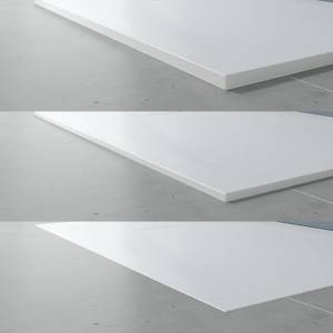 Flache Duschtasse SMC Antirutsch Weiß Weiß - Kunststoff - 80 x 3 x 80 cm