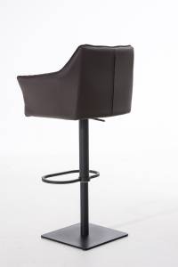 Tabouret de bar Damaso Marron - Noir